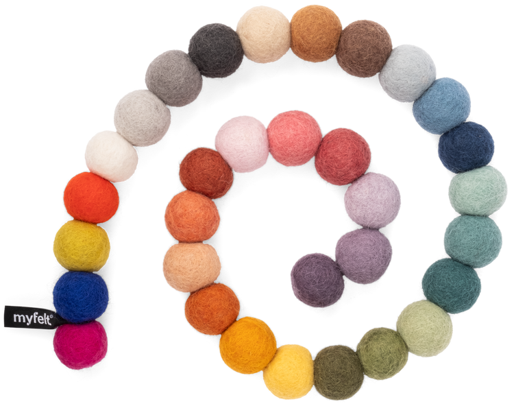 Chaîne d'échantillons de couleurs